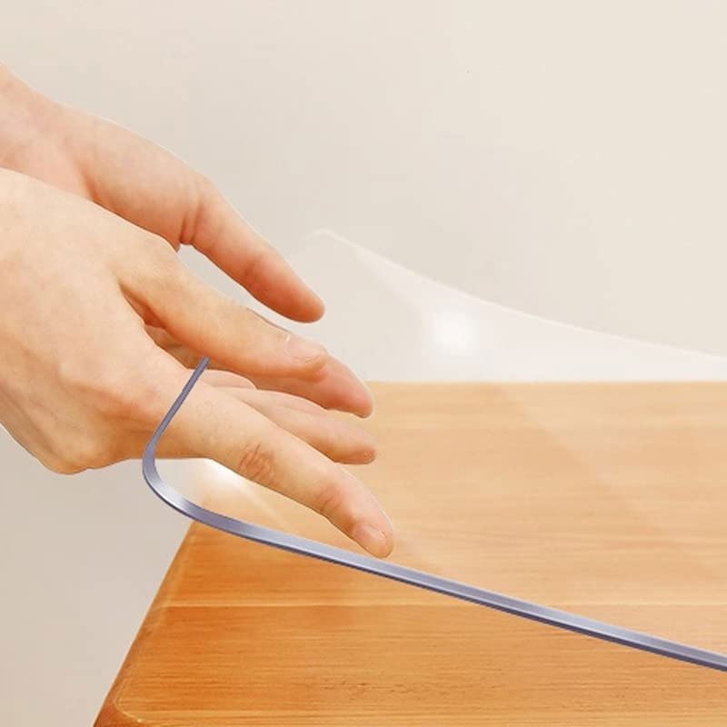 Thick Clear Plastic Cover PVC Heat Resistant TableTop Protector