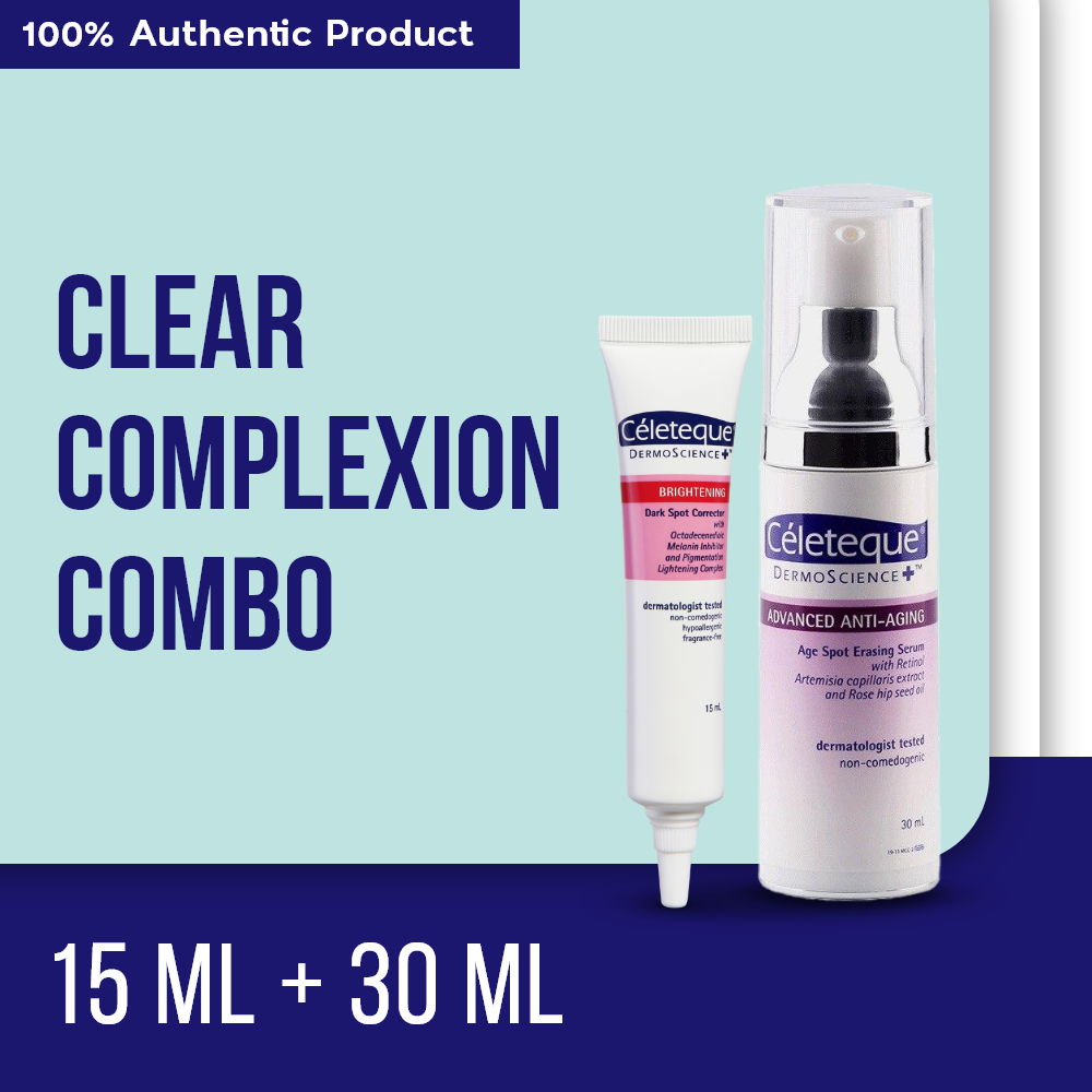 Céleteque Clear Complexion Combo (AntiAging Spot Erasing Serum