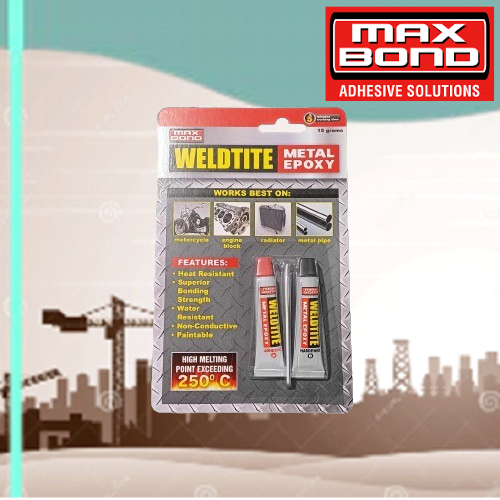 Maxbond Weldtite Steel Epoxy Heat Resistant 15grams Shopee Philippines