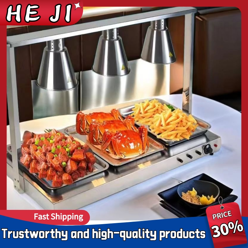 food warmer stainless set buffet heat lamp 1/2/3 buffet lamp for