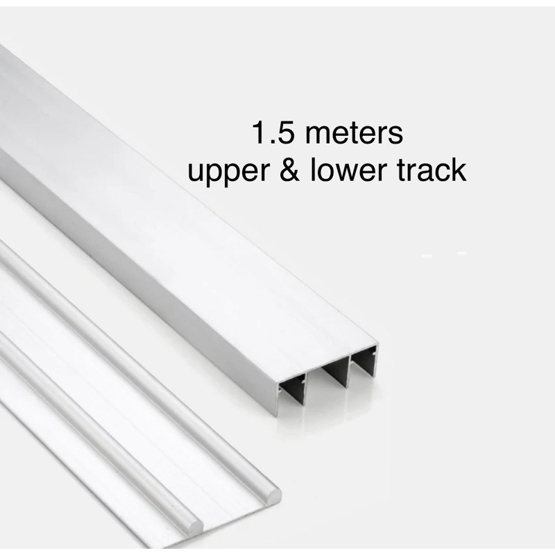 1.5 meters wardrobe sliding door track channel Shopee Philippines