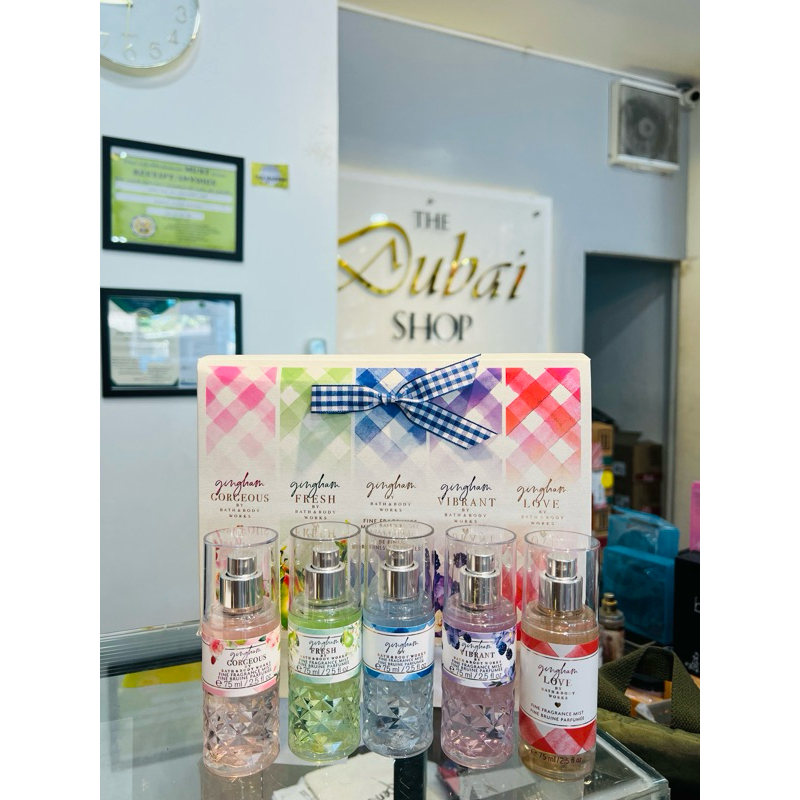 Bath and Body Works All Gingham Scent Travel Size Set Shopee Philippines