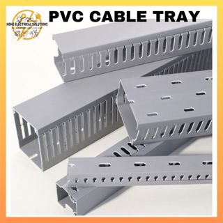 PVC Cable Tray Duct Slotted PVC Cable Trunking Wire Duct Cable