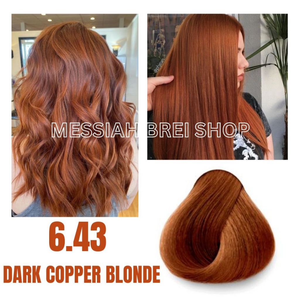 BREMOD 6.43 DARK COPPER BLONDE HAIR COLOR SET WITH OXIDIZING Shopee