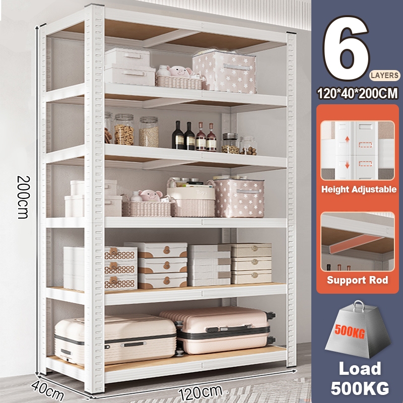 Steel Rack kitchen rack with wheels Shelves 5 Layers Storage rack BIg