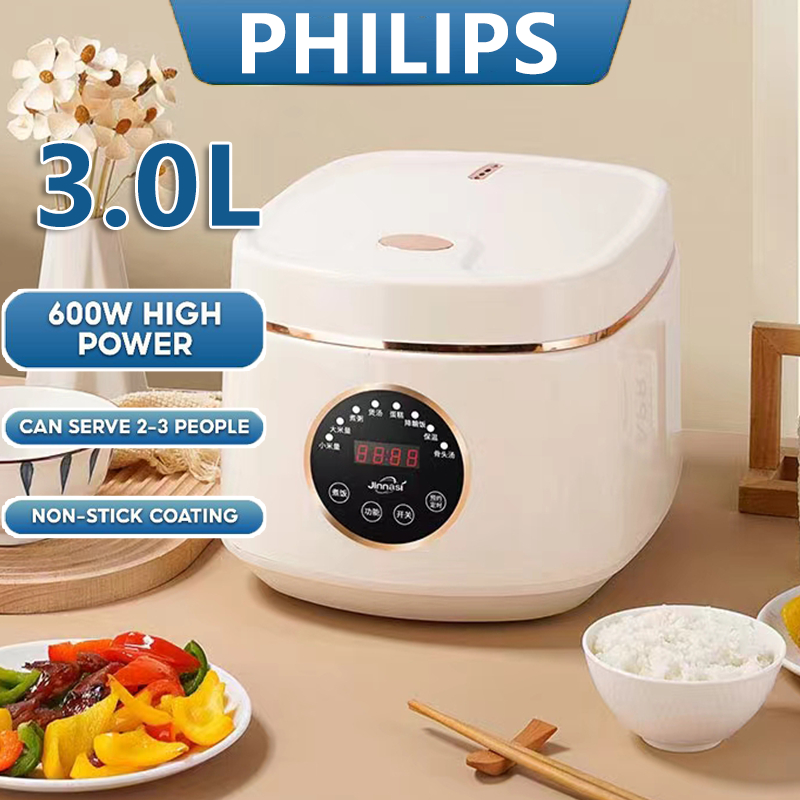 PHILIPS rice cooker small household multifunctional 5L mobile remote rice cooker soup porridge