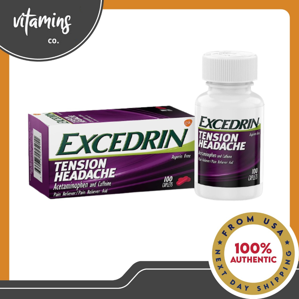 Excedrin Tension Headache, Aspirin Free for Head, Neck and Shoulder