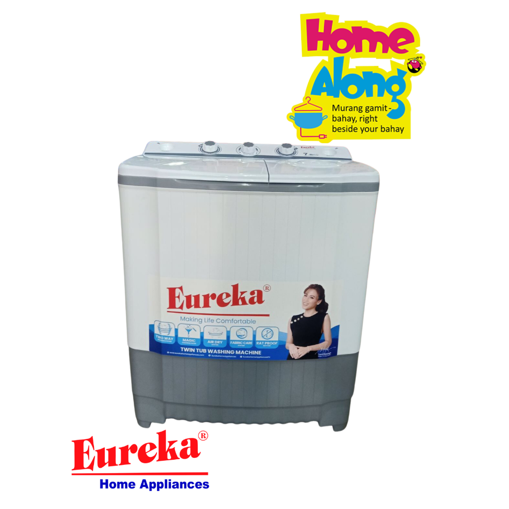 EUREKA TWIN TUB WASHING MACHINE ERK.EWM750DELITE Shopee Philippines