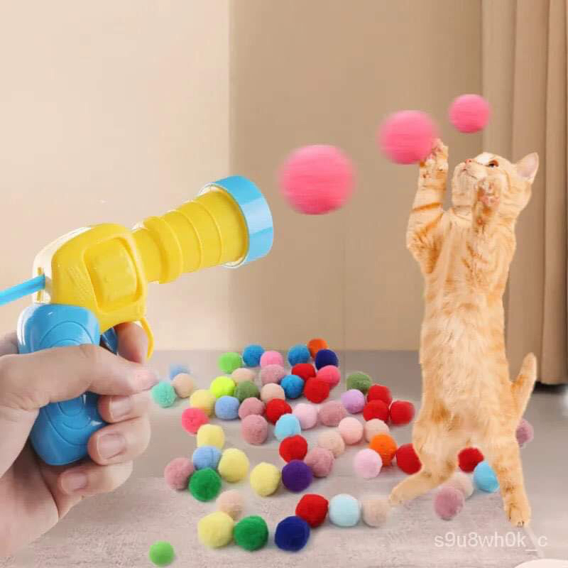 Pet Toy Gun Pet Interactive Fun Toy Ball Launcher Toys For Pets