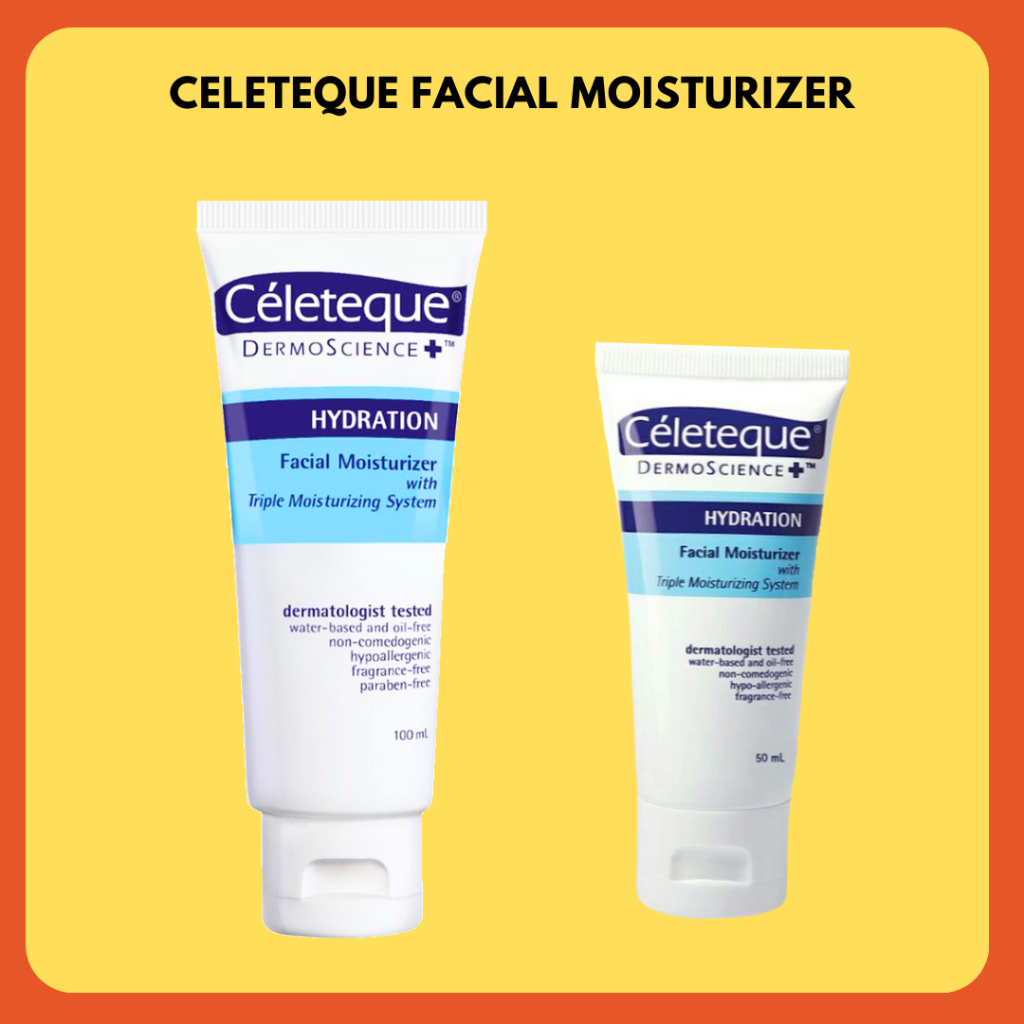 CELETEQUE HYDRATION FACIAL MOISTURIZER WATER BASED OIL FREE HYPOALLERGENIC Shopee Philippines