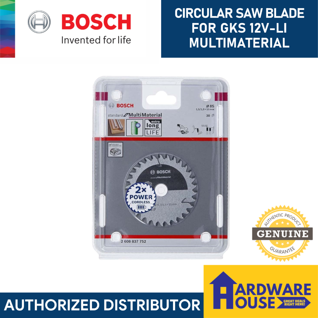 ORIGINAL BOSCH GKS 12V Carbide Blade Standard For Multimaterial Mini