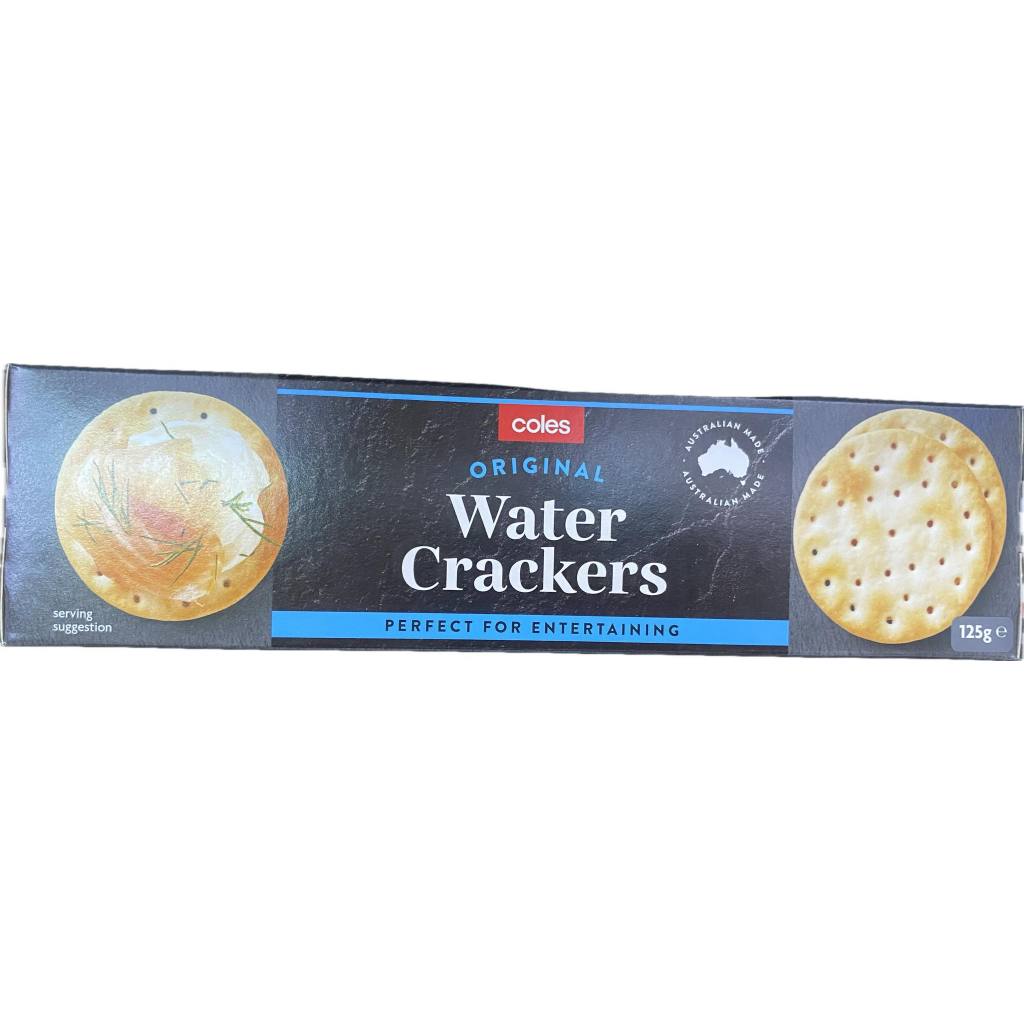 Coles Original Water Cracker 125g Shopee Philippines
