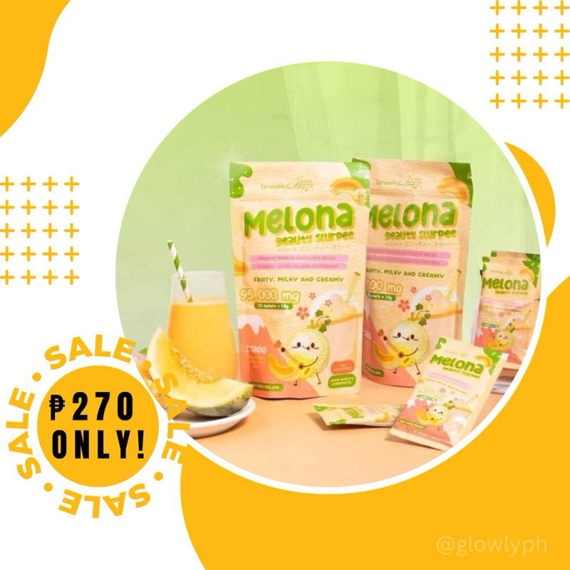 MELONA BEAUTY SLURPEE 10sachets (beauty drink) Shopee Philippines