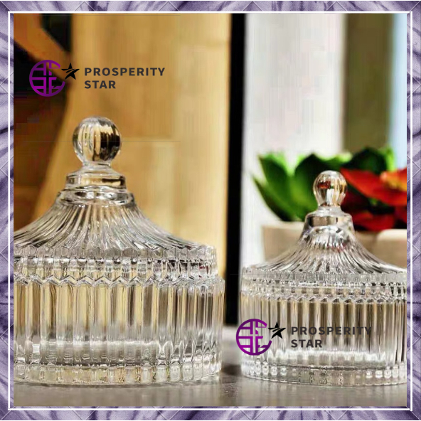 PROSPERITY STAR [1PC] High Quality Big Glass Jars Candy Jar Jewelry Box