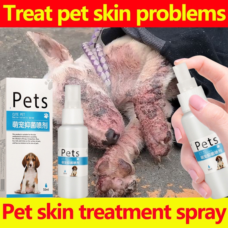 (100 EFFECTIVE)Pet Skin Treatment for dogs Pet Anti fungal Spray Dog