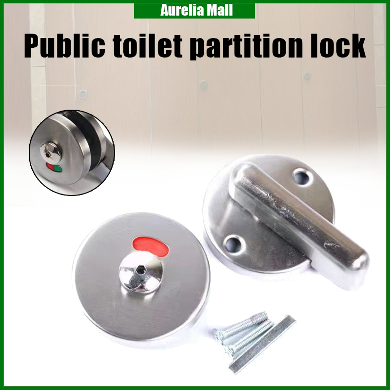 Public Toilet Partition Lock Toilet Door Lock Privacy Deadbolt Latch
