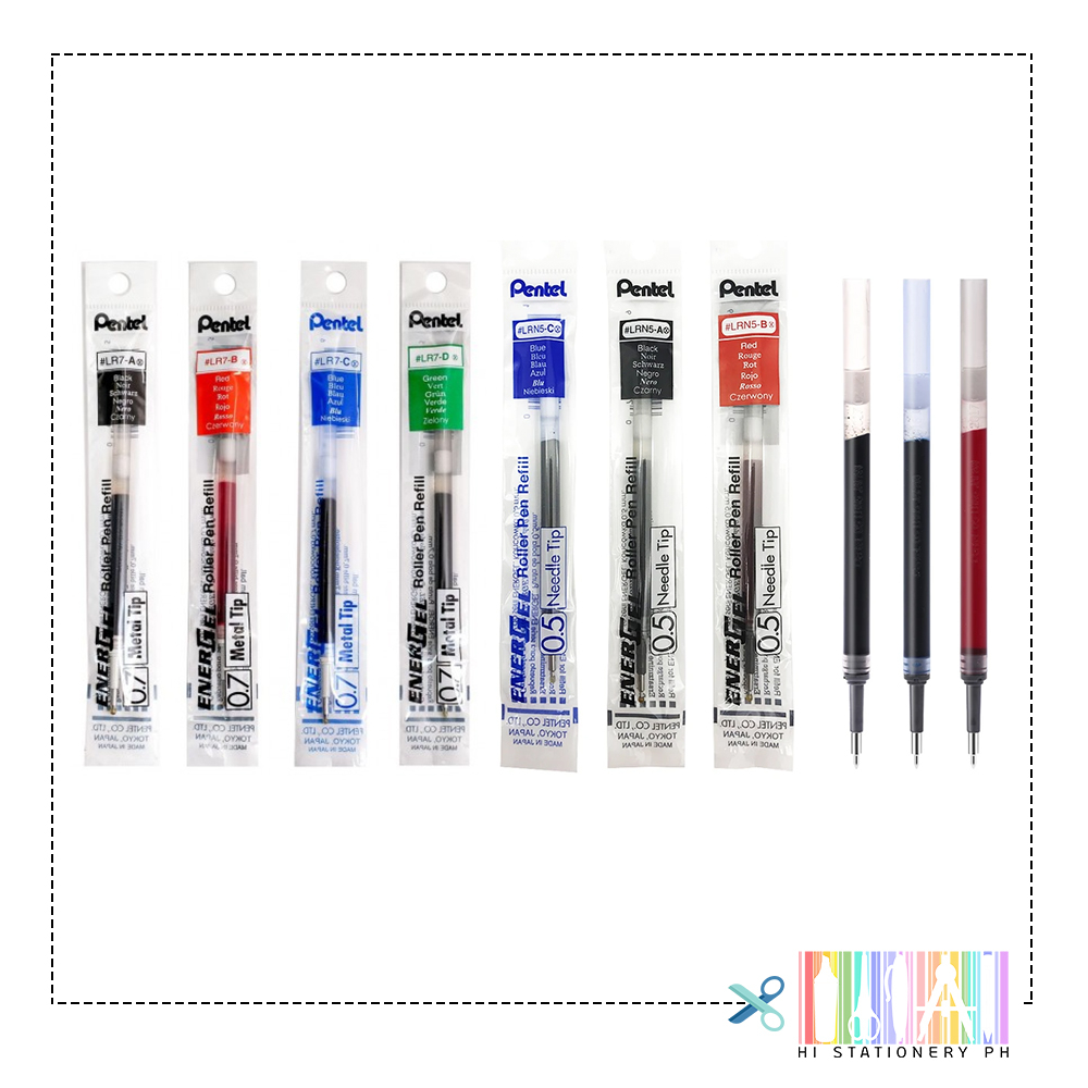 PENTEL Energel Series Refill LRN5 LR7 1pc Shopee Philippines