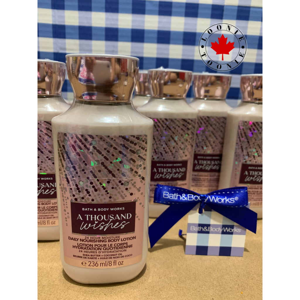 A THOUSAND WISHES Bath & Body Works 236ml Daily Nourishing Body