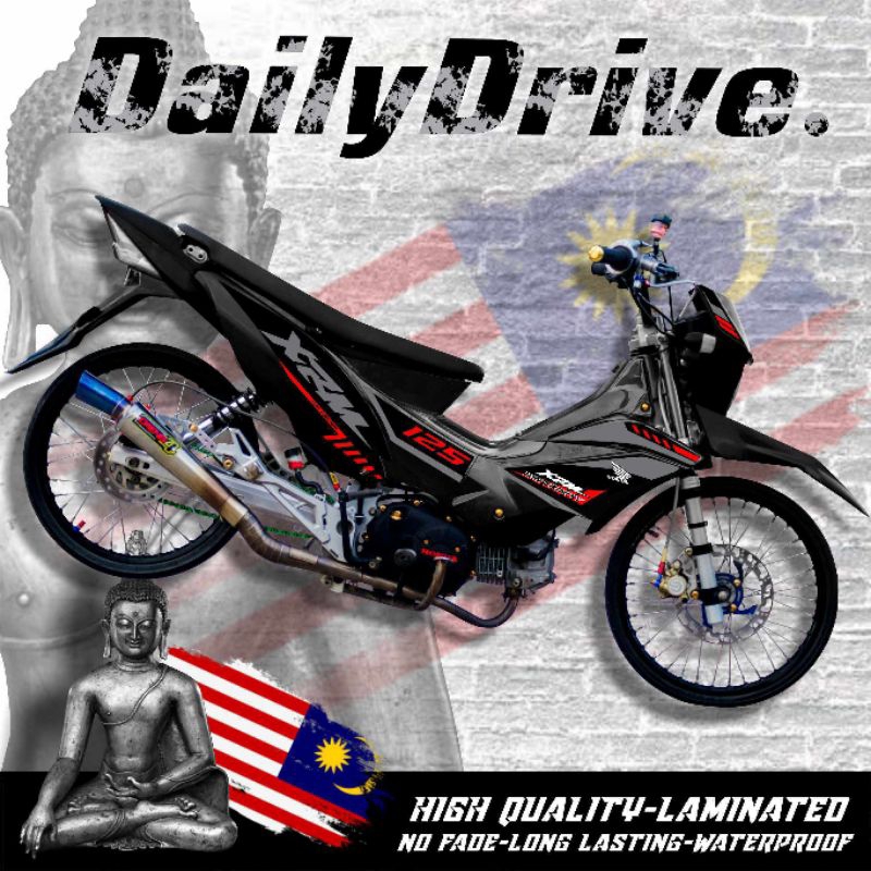 HONDA XRM 125 CARB DECAL DESIGN Shopee Philippines