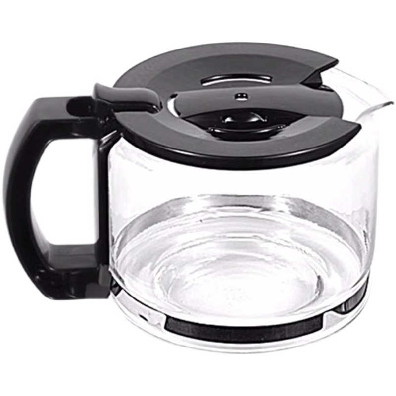 1pc Coffee Maker Part 600ml Hand Hold Cafe Pot Coffee Glass Tea Pot