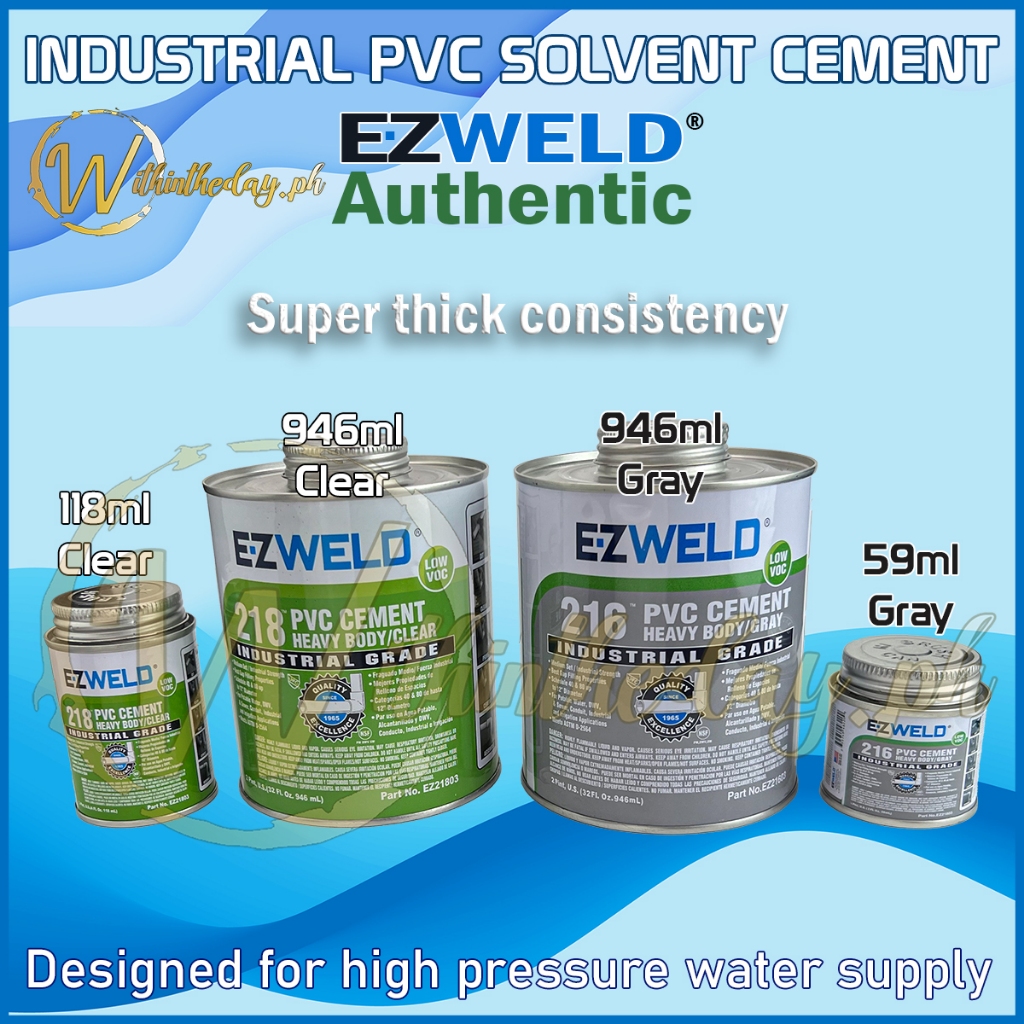 Original Industrial grade PVC Cement Solvent Glue potable water supply