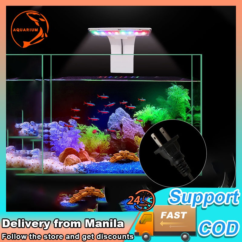5W/10W Aquarium Led Light Aquatic Plants Lamp Clip Light Aquarium Lamp
