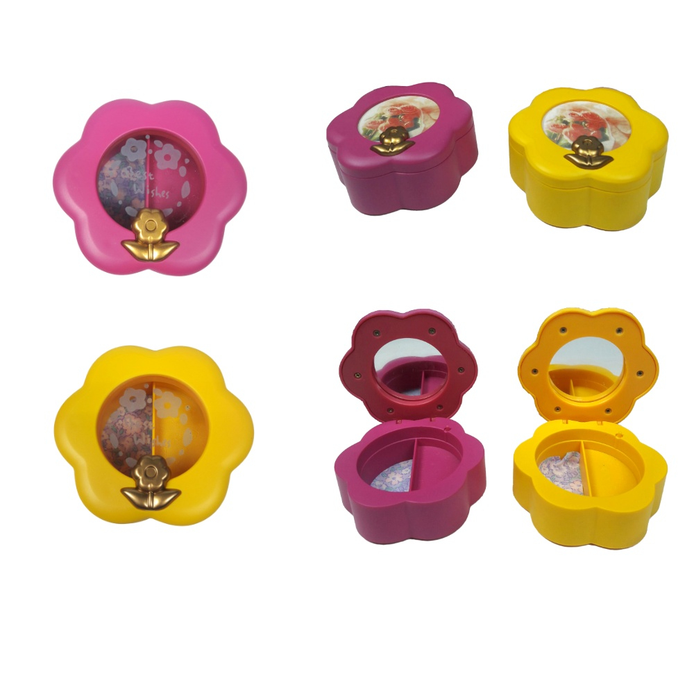 [Apex Imports] Flower Jewelry Box (2 Designs See through glass or