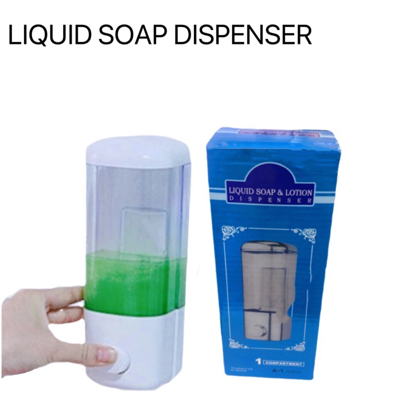 Liquid Soap & Lotion Dispenser Wall mounted type (Manual Press