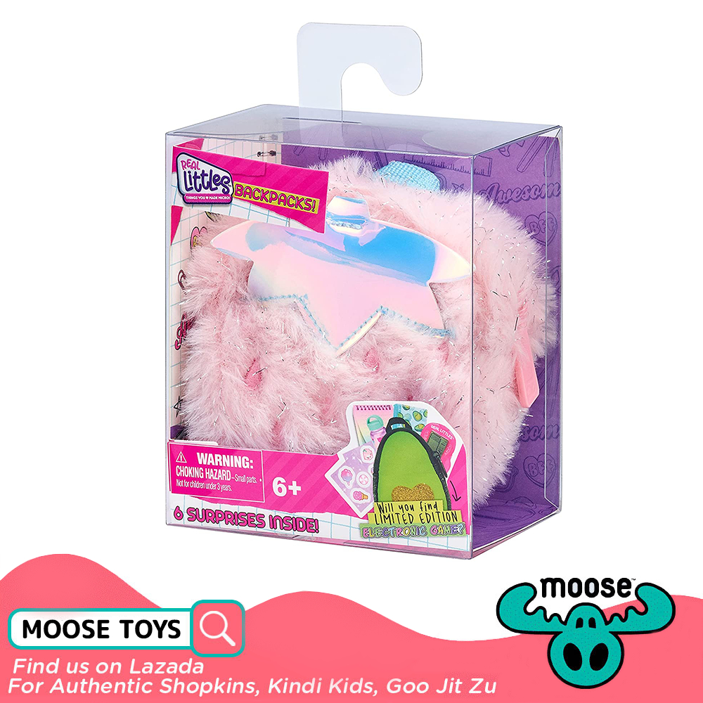 Shopkins Real Littles S3 Strawberry Themed Backpack Collection Toys For Girls 6+ Shopee