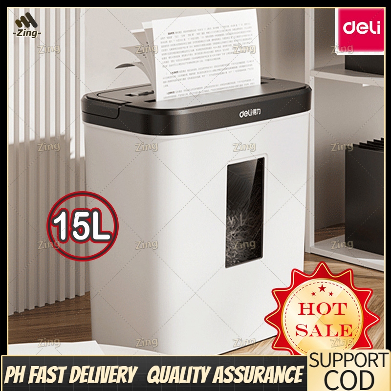 A4 Electric Paper Shredder Machine Heavy Duty Shredder Machine 15L