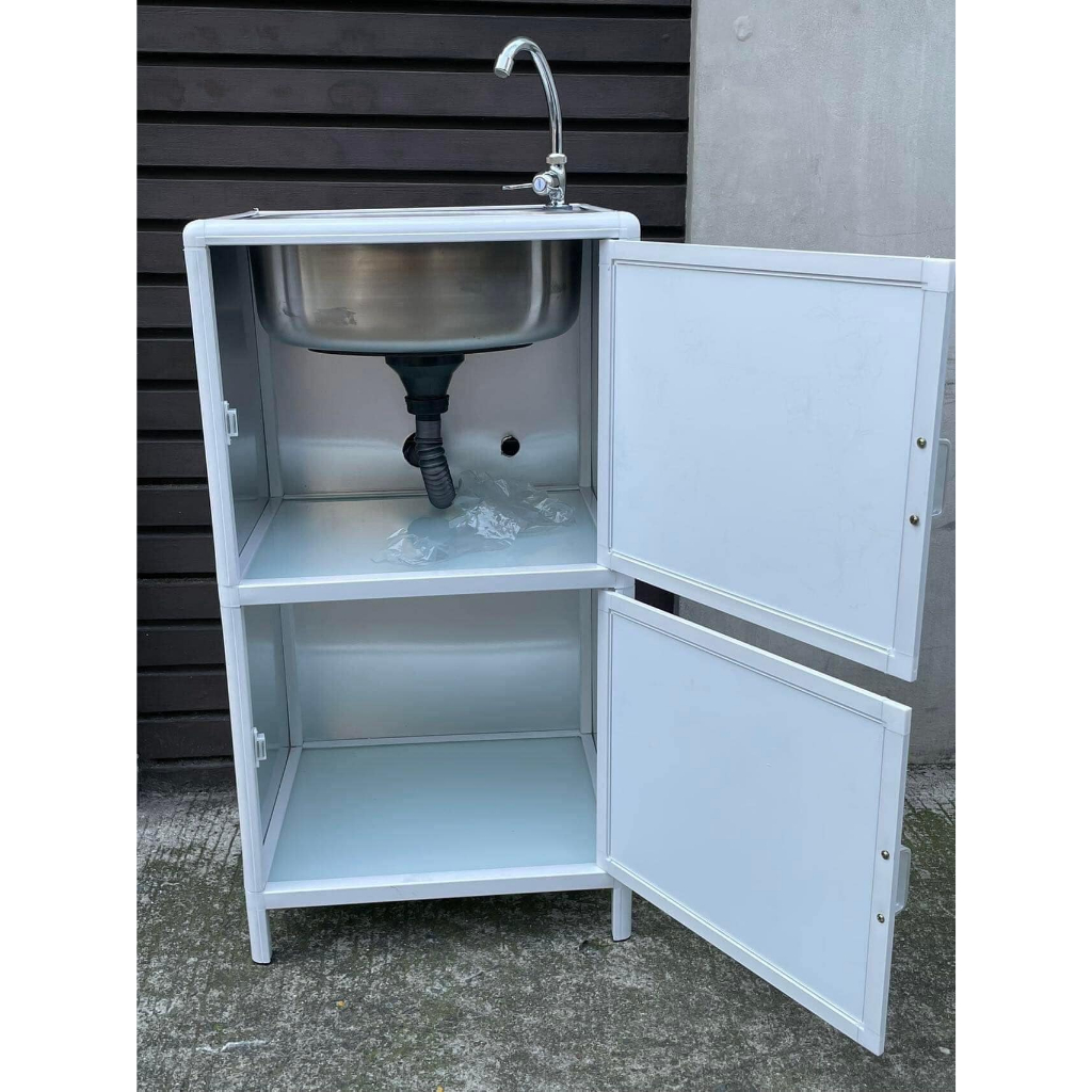 PORTABLE TEMPERED GLASS KITCHEN LABABO WITH FAUCET AND