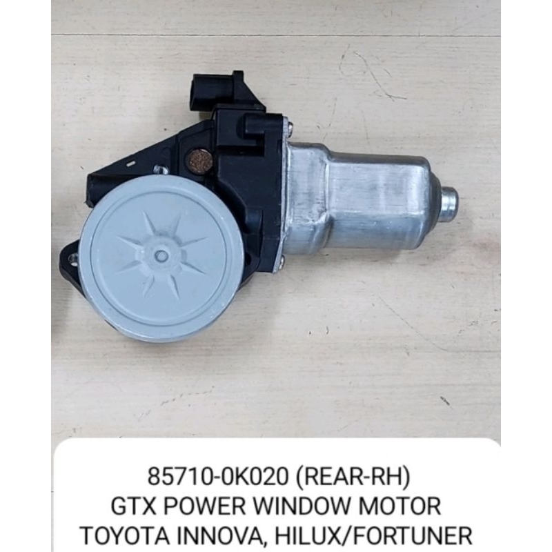 Power Window Motor Toyota Innova, Hilux/Fortuner (REARRIGHT) Shopee Philippines