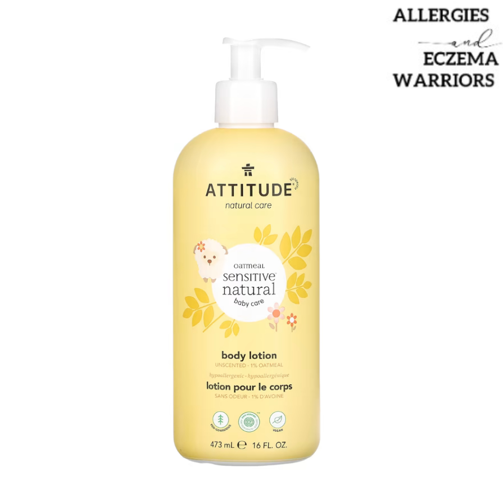Allergies&Eczema ATTITUDE, Oatmeal Sensitive Natural, Body Lotion