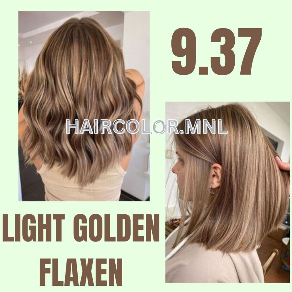 BREMOD 9.37 LIGHT GOLDEN FLAXEN HAIR COLOR SET WITH OXIDIZER (100ML) Shopee Philippines