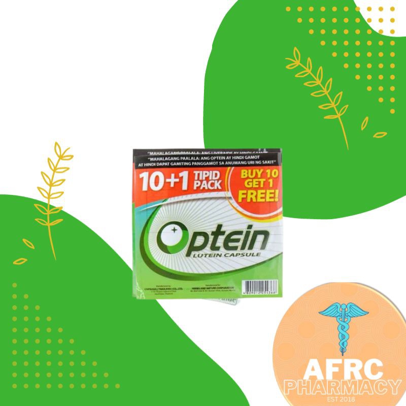 Optein Capsule Eye Supplement Promo Packs 10+1 Shopee Philippines
