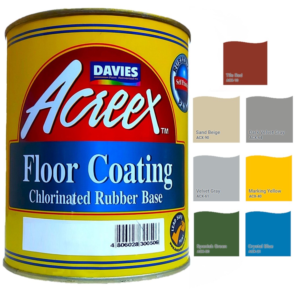 Davies Acreex Floor Coating Chlorinated Rubber Base Floor Paint