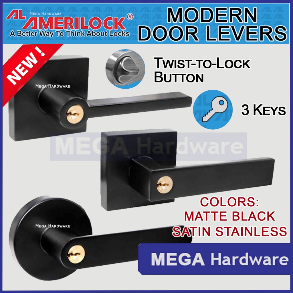 AMERILOCK Door Knob Lever Type Lockset Modern Series (AL 6200