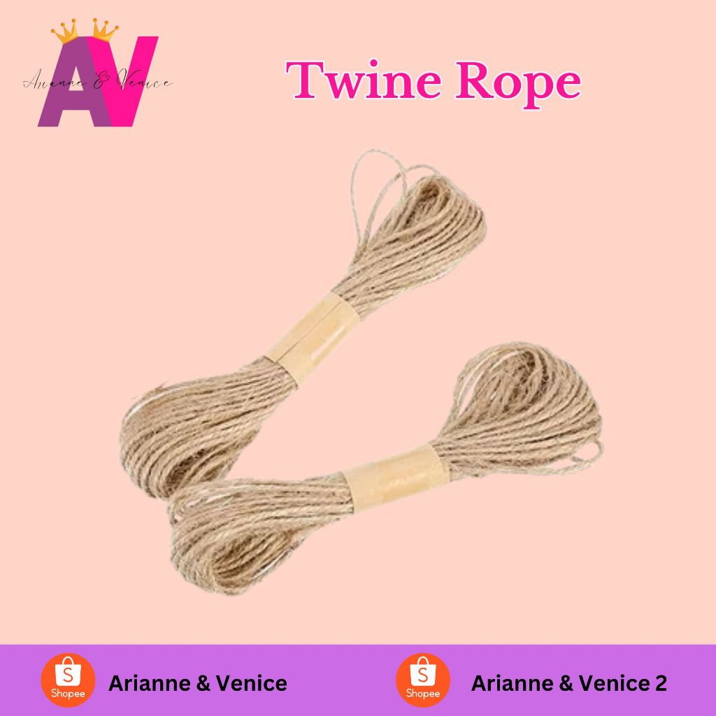 10 meters Twine Rope Jute String for Souvenir Tags and Hang Tags