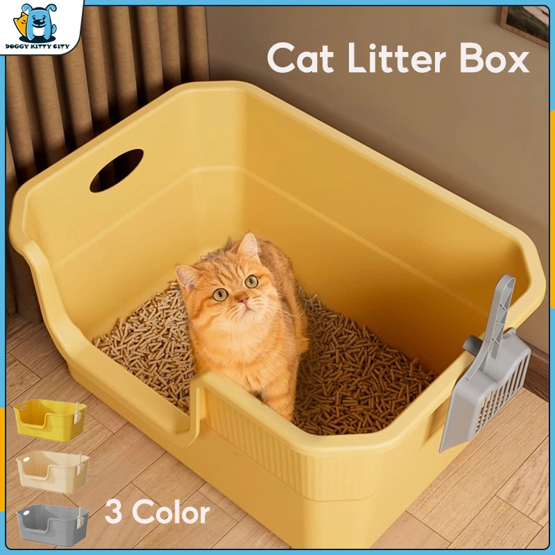 Cat Litter Box With Scoop Cat Toilet Kitty Litter Box Deodorization