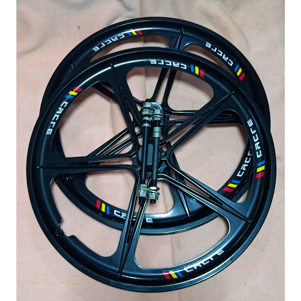 BICYCLE MAGS FOR 'BMX 20X 1.75' DOUBLE THRAD PAIR (NEW BLACK ) Shopee