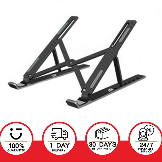 MINISO Laptop Stand for Desk (Black) Shopee Philippines