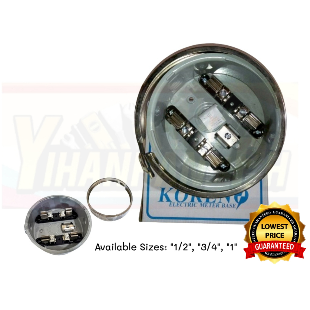 KORENO Electric Meter Base Round Type Brand Shopee Philippines
