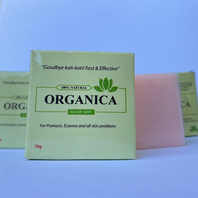 Organica Soap 70g for itch skin dry skin acne kati kati pimples rashes