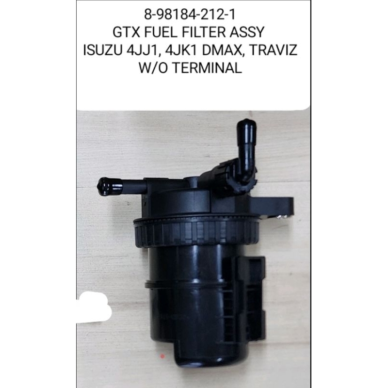 Fuel Filter Assembly 4JJ1, 4JK1 DMAX, TRAVIZ without Terminal Shopee