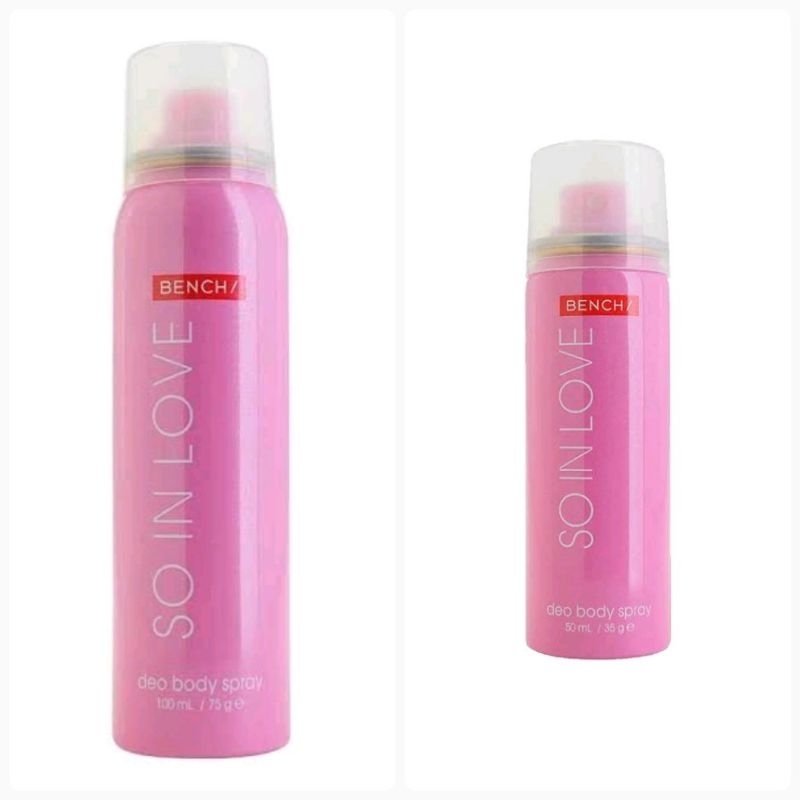 Bench So Inlove Body Deo Spray Shopee Philippines