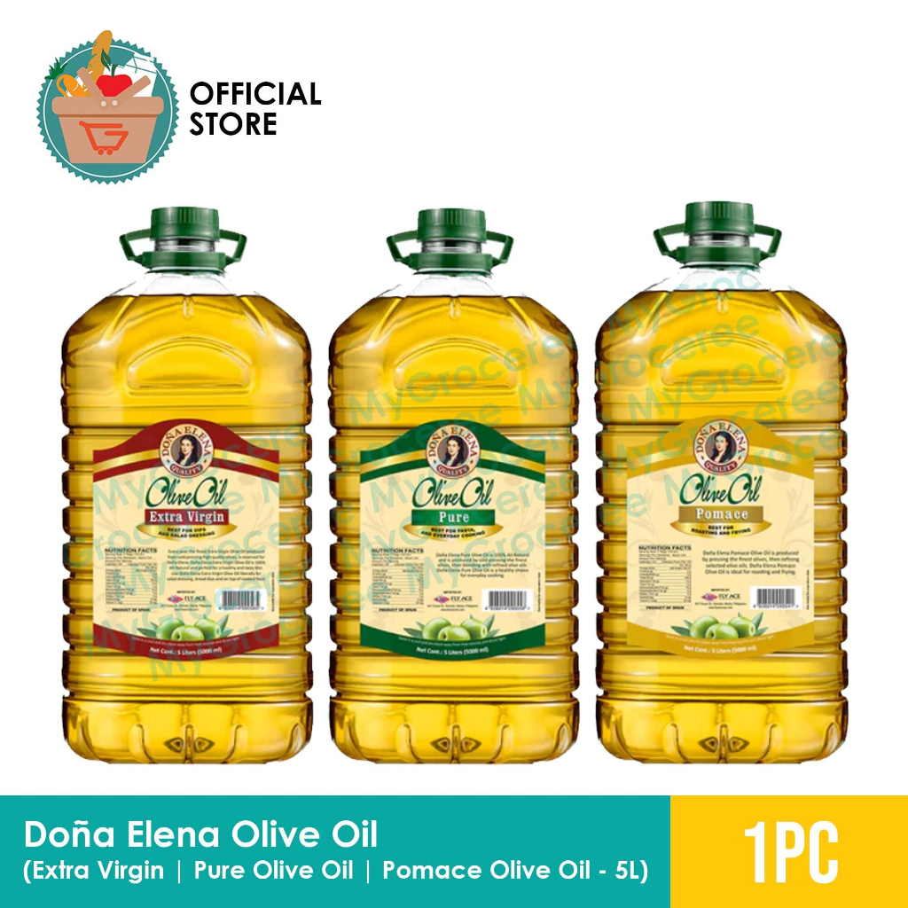Doña Elena Extra Virgin/Pure Olive Oil/Pomace Olive Oil 5L Shopee