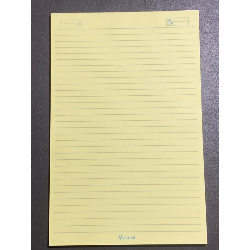 Victory Yellow Pad Paper 1/4 Pad, 1/2 Crosswise, 1/2 lengthwise Shopee Philippines