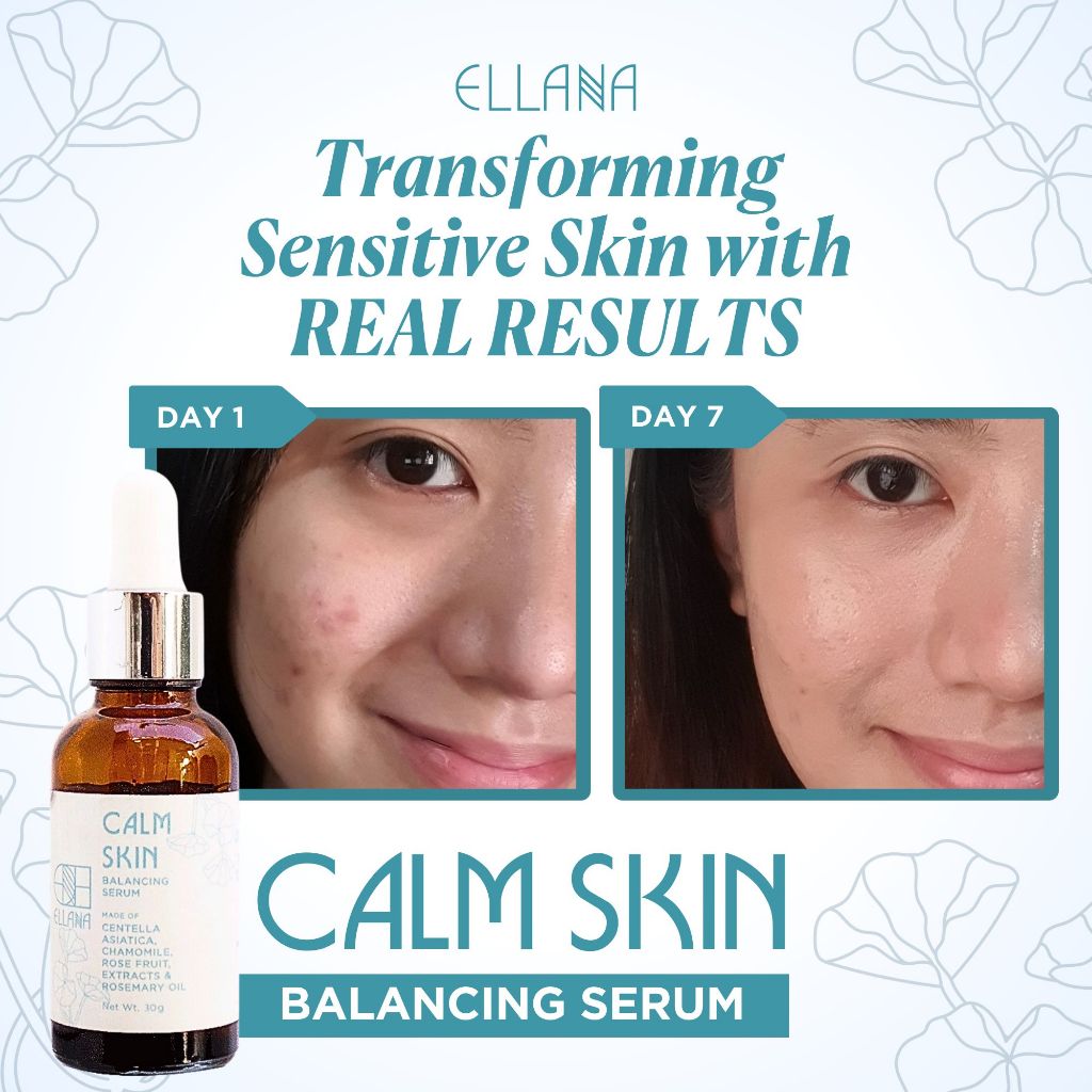 Ellana Calm Skin Balancing Serum with Centella Asiatica for Sensitive