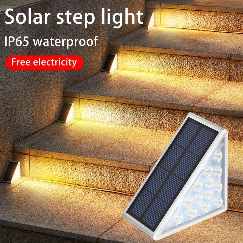【Buy 1 Take 1】Solar Step Lights Outdoor Stair Light IP67 Waterproof