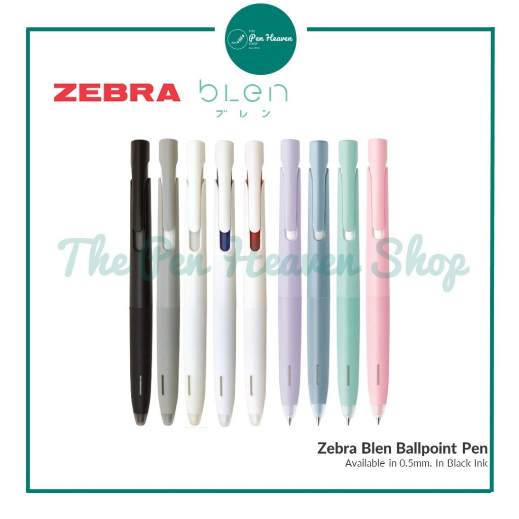 Zebra Blen Ballpoint Pen (0.5 mm) Shopee Philippines